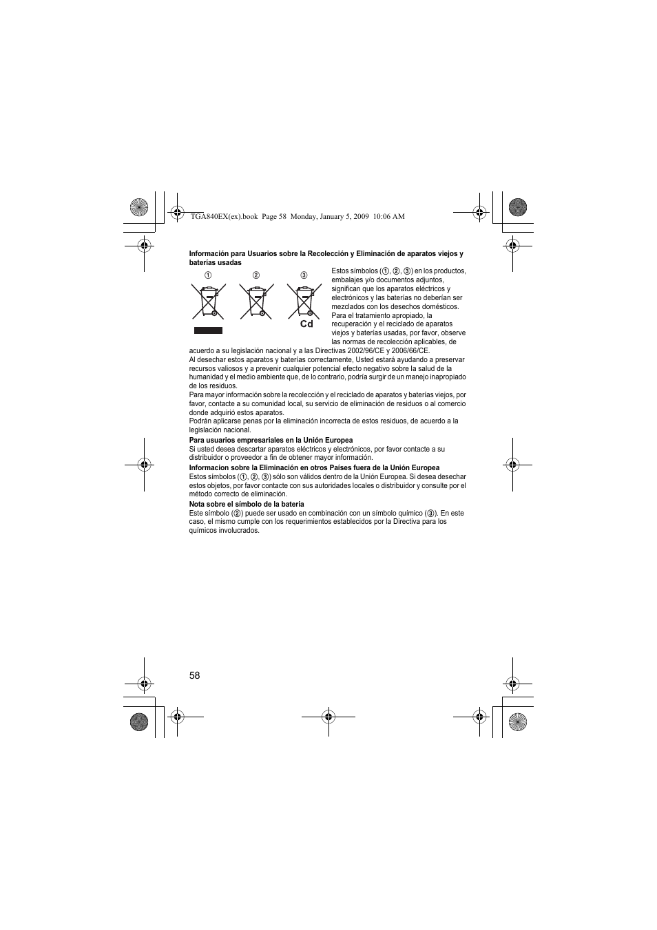 Panasonic KXTGA840EX User Manual | Page 58 / 76