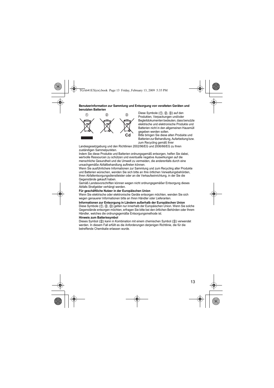 Panasonic KXTGA641EX User Manual | Page 13 / 76