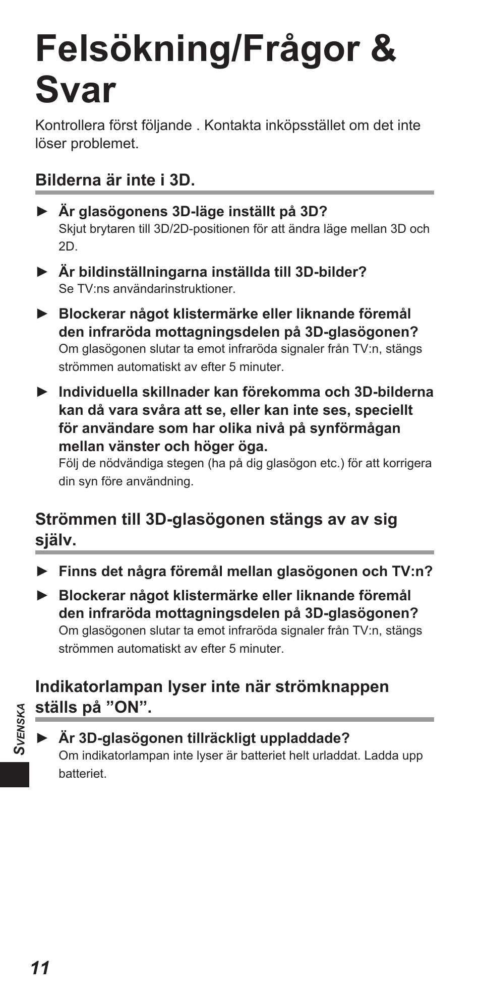 Felsökning/frågor & svar | Panasonic TYEW3D3LE User Manual | Page 152 / 208