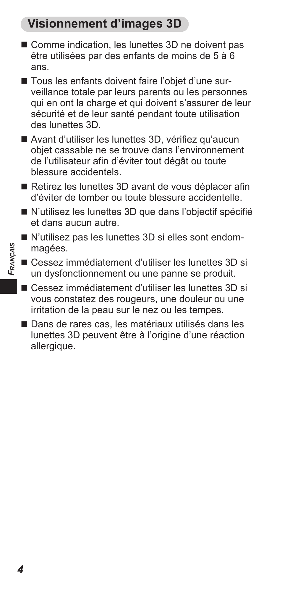 Visionnement d’images 3d | Panasonic TYEW3D3LE User Manual | Page 46 / 208