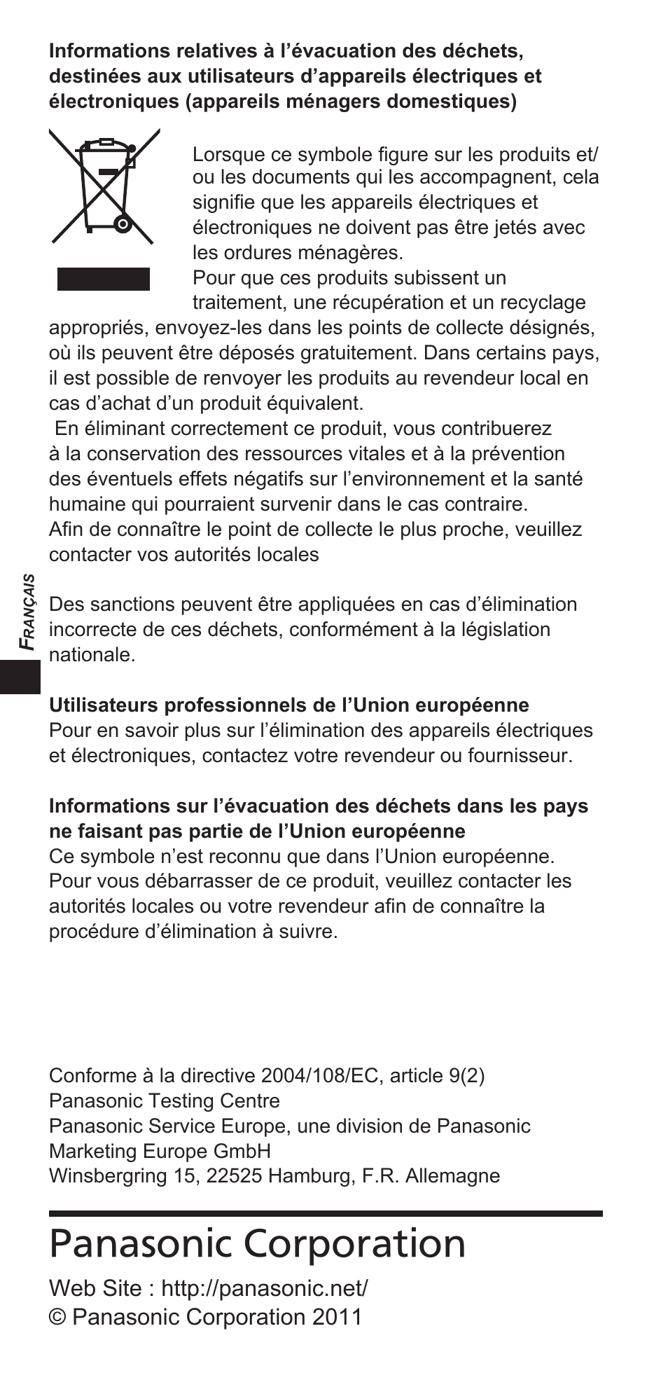 Panasonic corporation | Panasonic TYEW3D3LE User Manual | Page 56 / 208