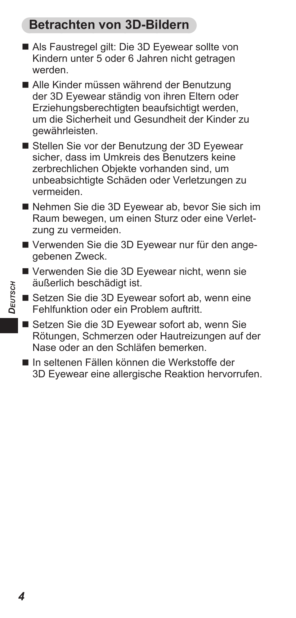 Betrachten von 3d-bildern | Panasonic TYEW3D3LE User Manual | Page 60 / 208