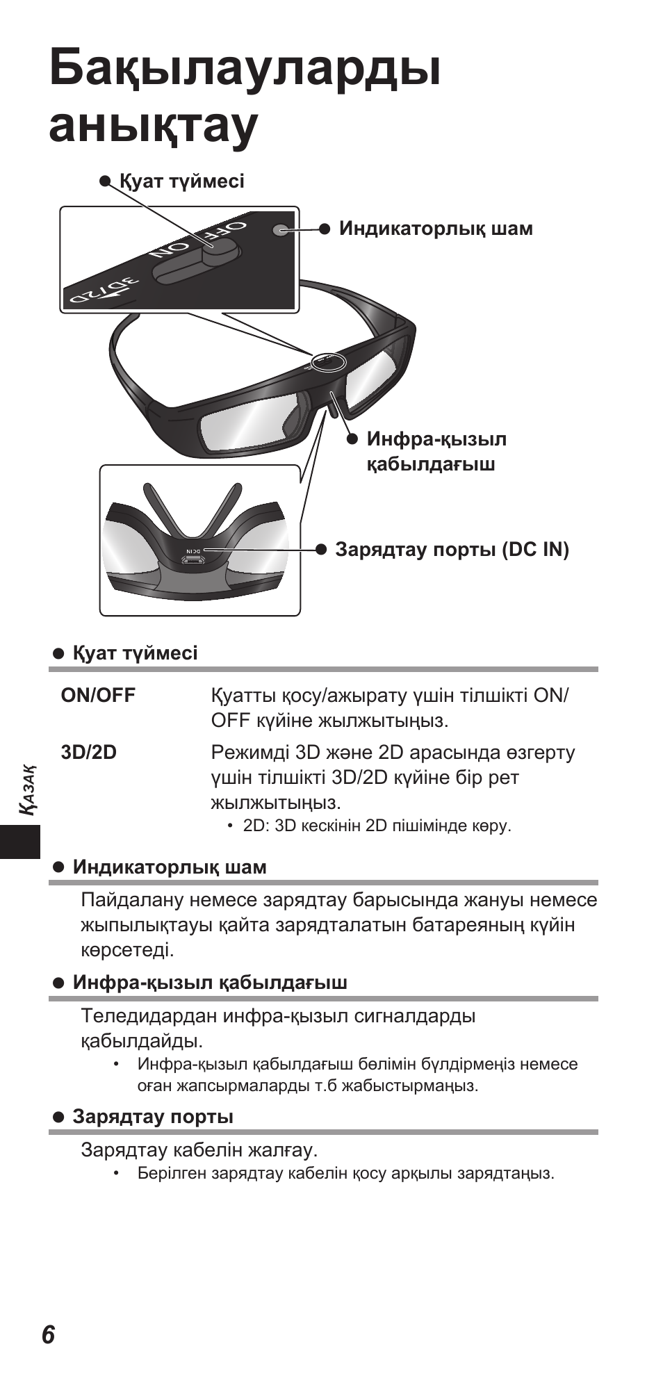 Бақылауларды анықтау | Panasonic TYEW3D3LE User Manual | Page 90 / 208