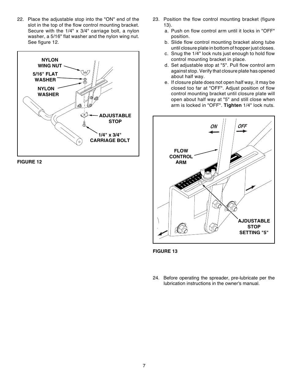 On off | Agri-Fab 45-02142 User Manual | Page 7 / 12