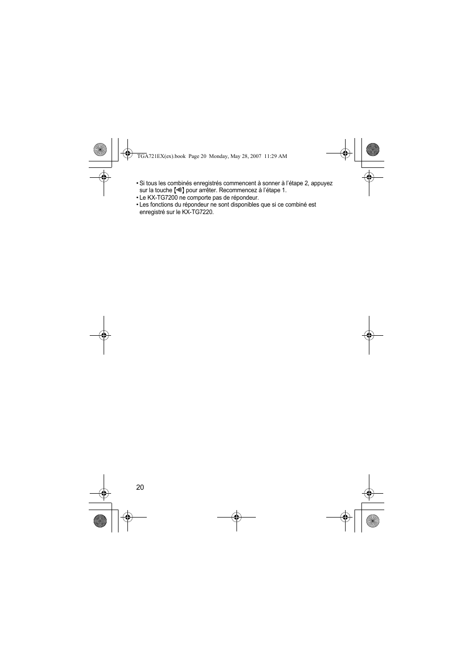 Panasonic KXTGA721EX User Manual | Page 20 / 80