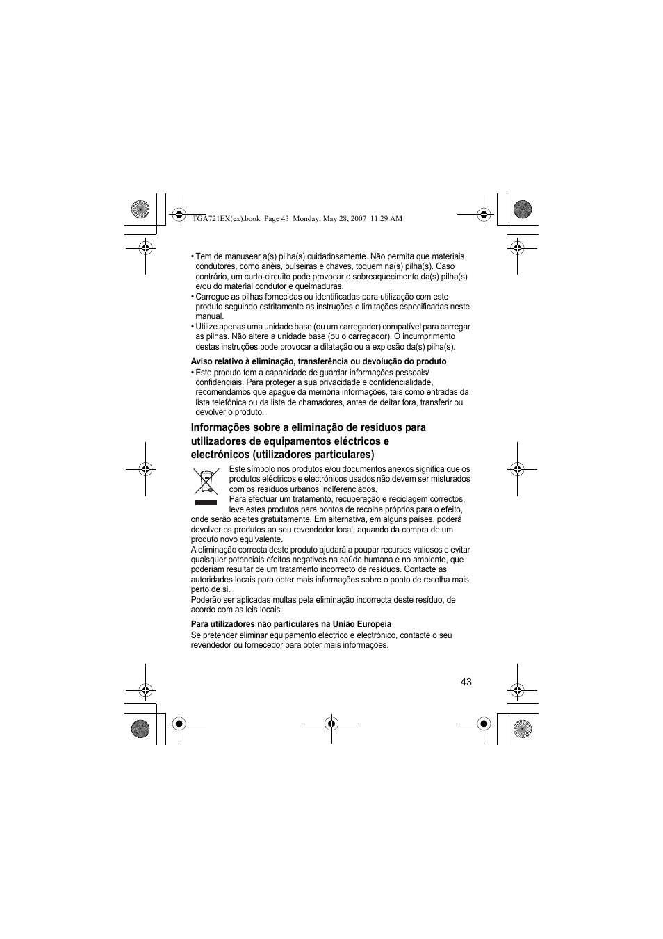 Panasonic KXTGA721EX User Manual | Page 43 / 80