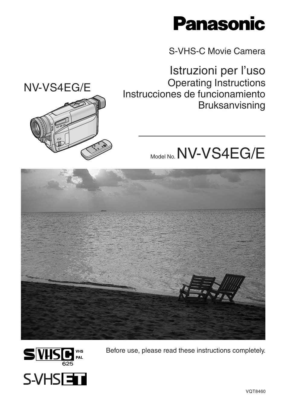 Panasonic NVVS4EG User Manual | 188 pages