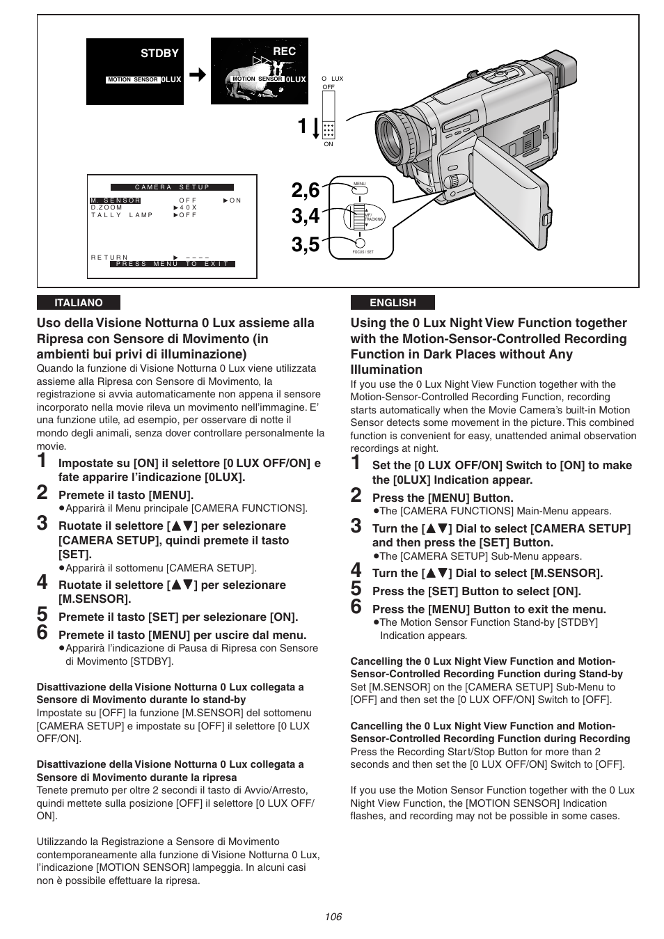 Panasonic NVVS4EG User Manual | Page 106 / 188