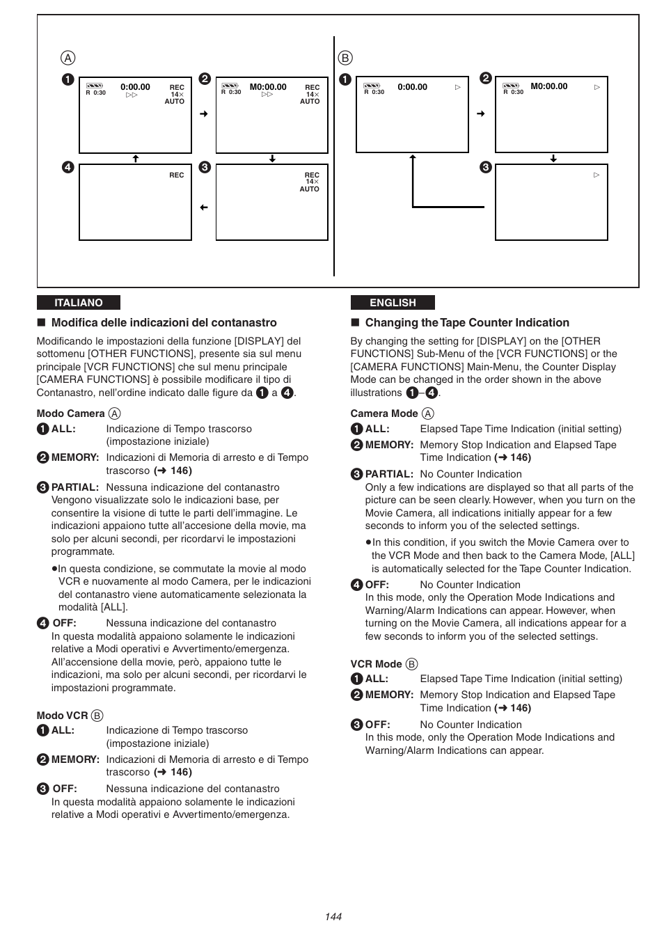 Panasonic NVVS4EG User Manual | Page 144 / 188