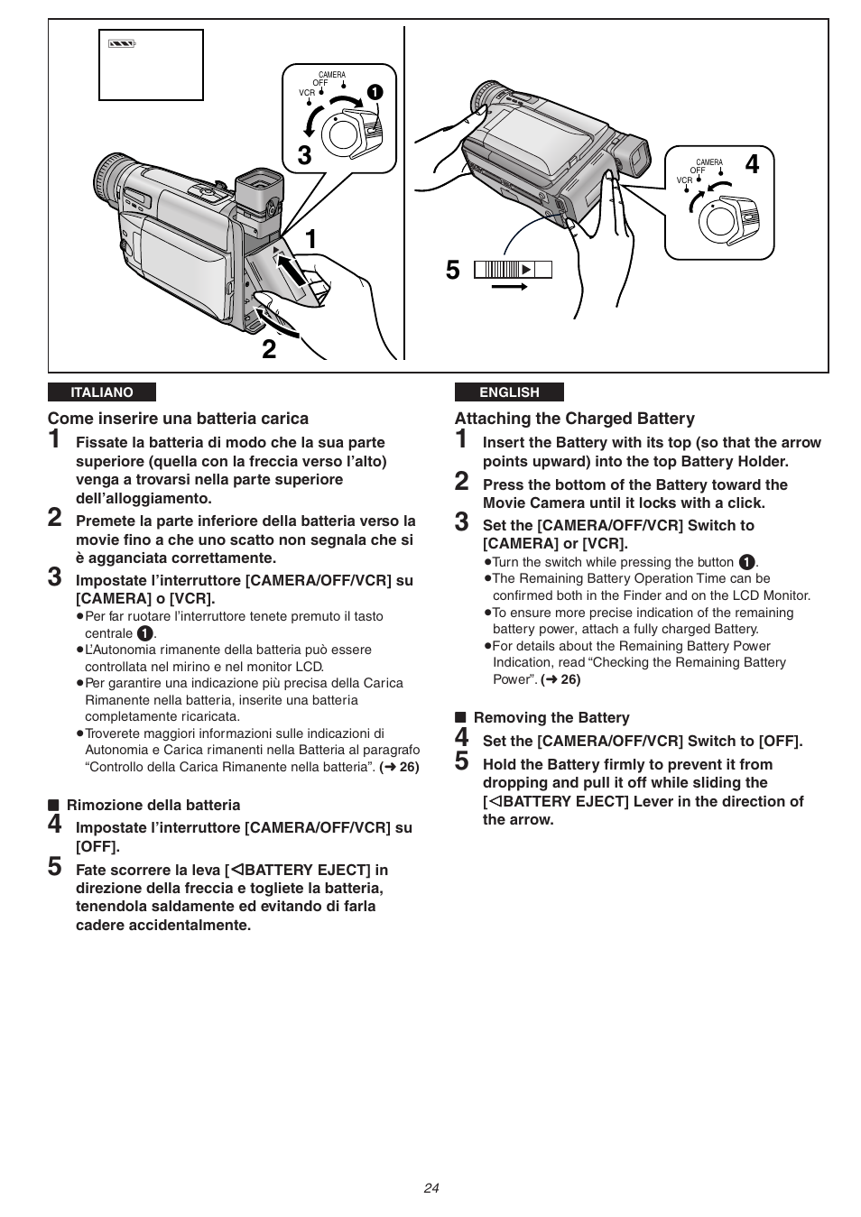 Panasonic NVVS4EG User Manual | Page 24 / 188