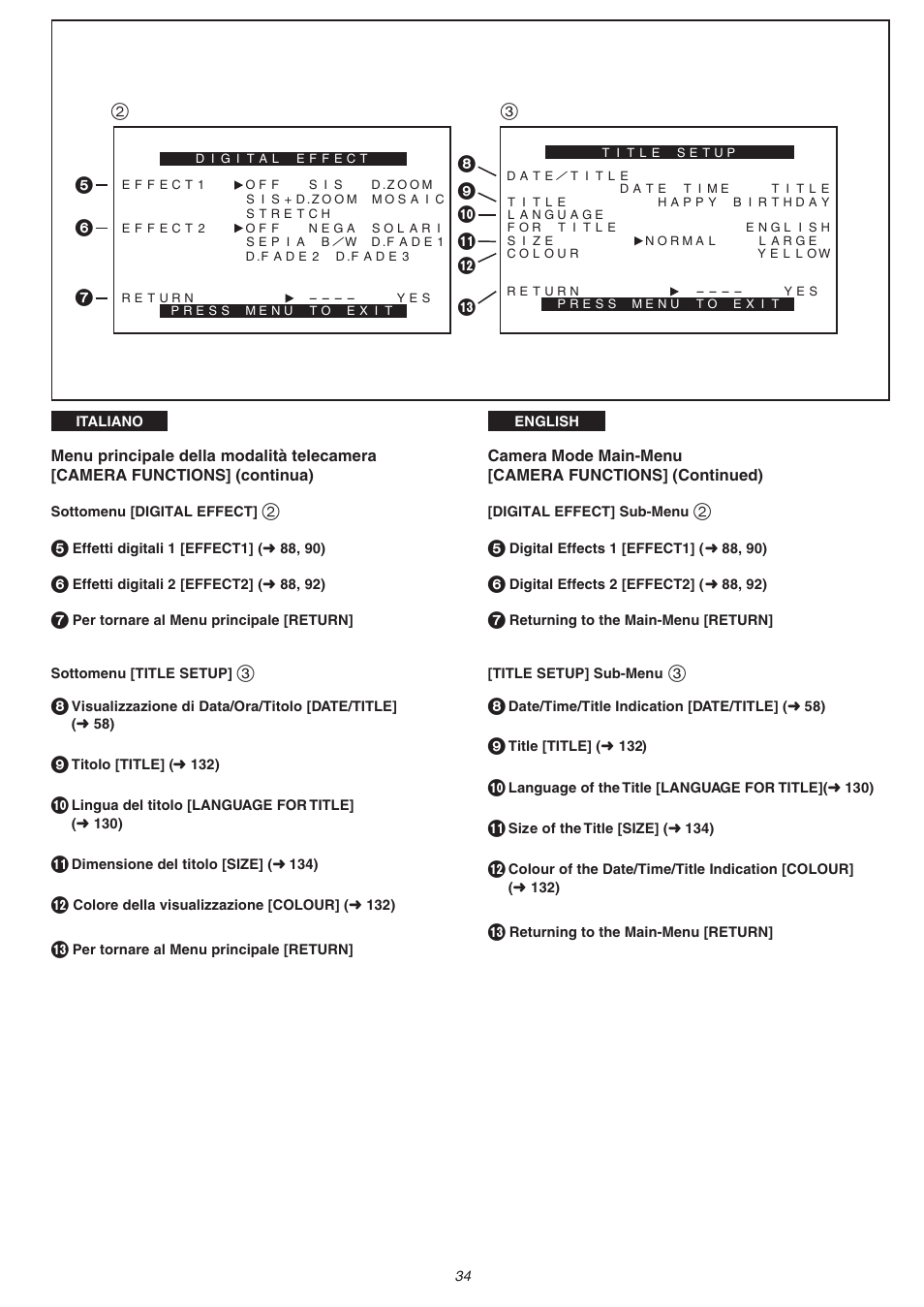 Panasonic NVVS4EG User Manual | Page 34 / 188