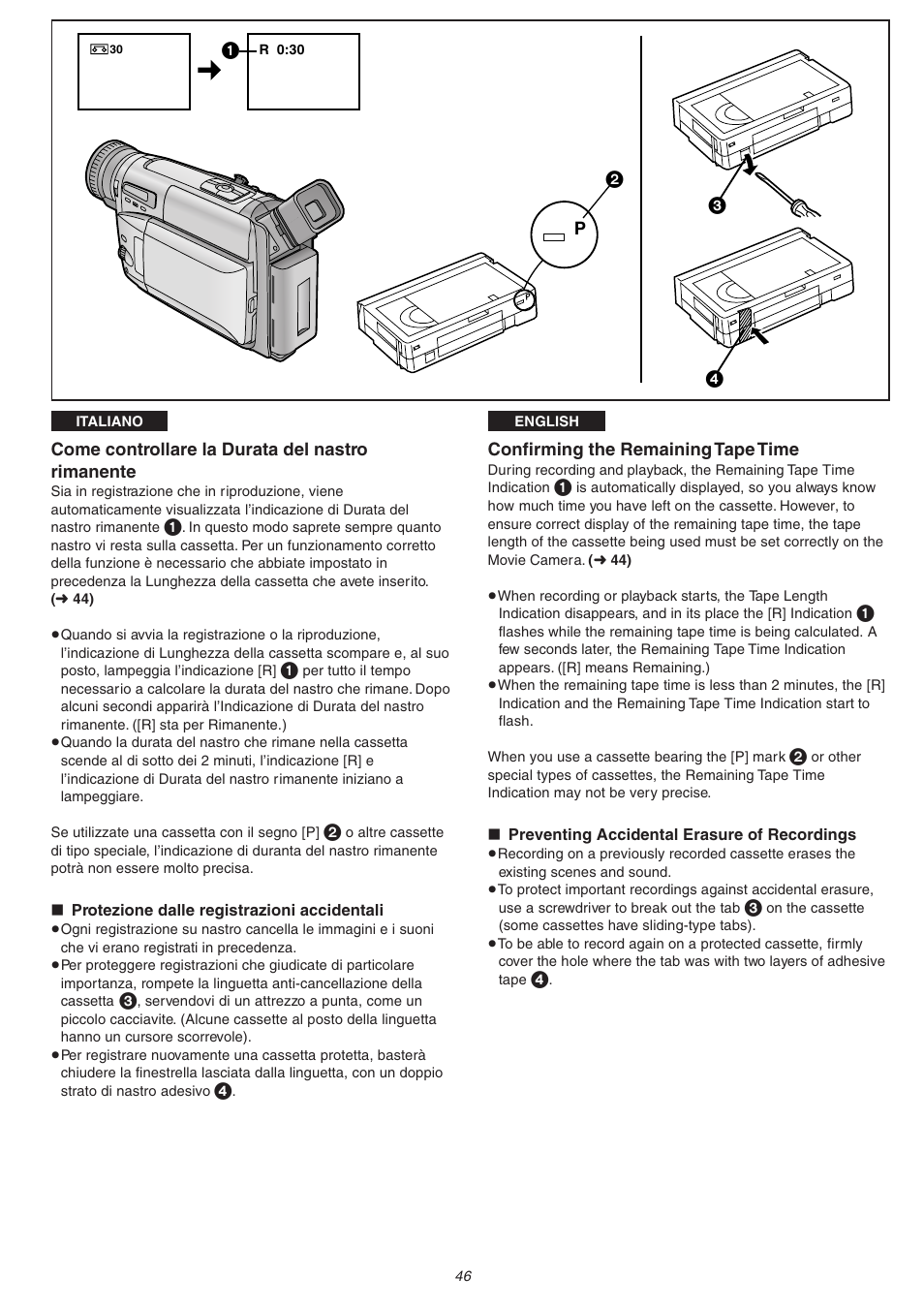 Panasonic NVVS4EG User Manual | Page 46 / 188