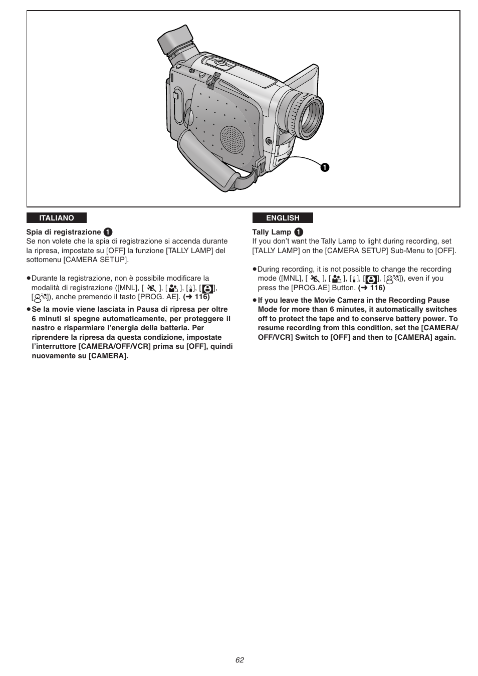 Panasonic NVVS4EG User Manual | Page 62 / 188