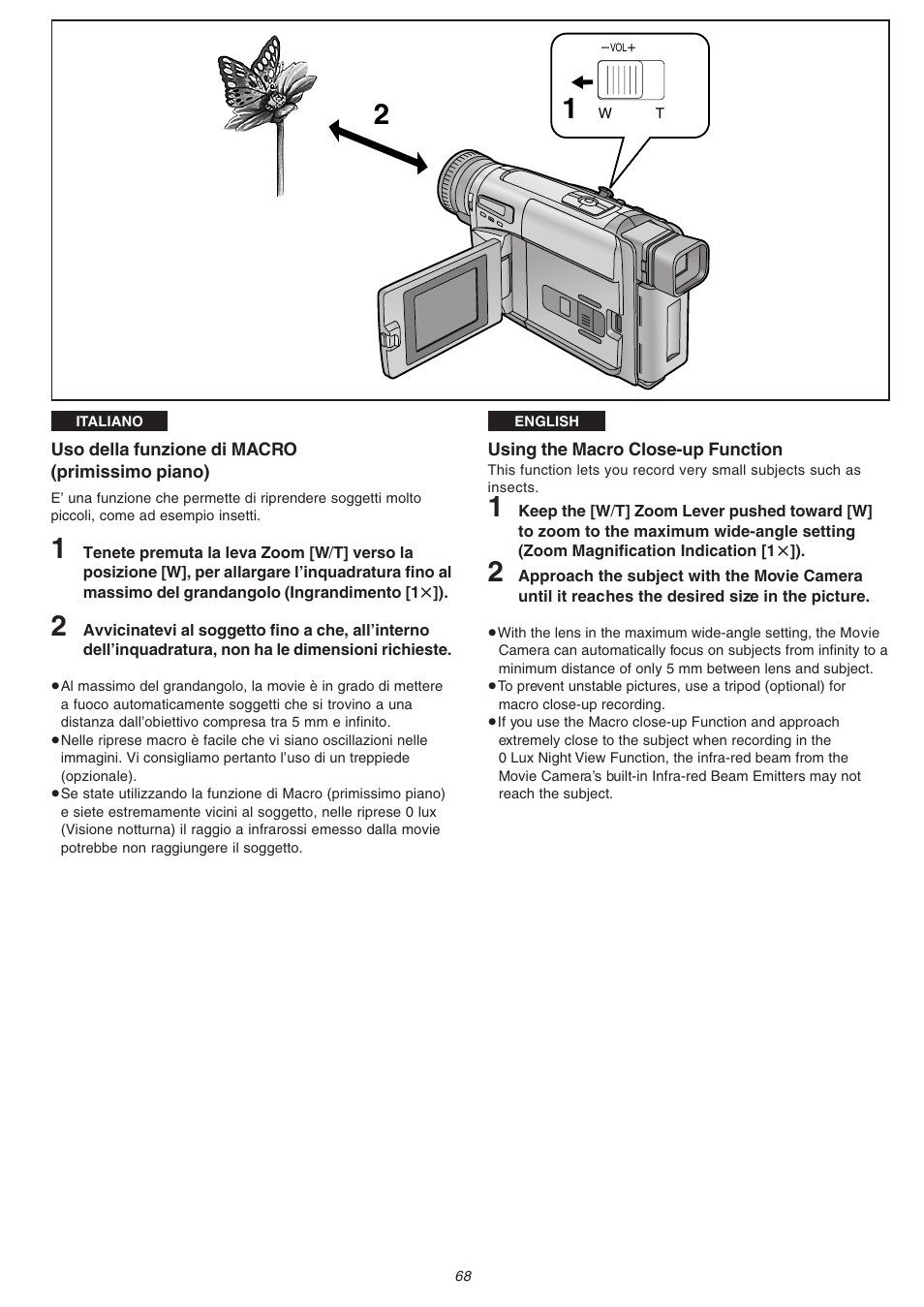 Panasonic NVVS4EG User Manual | Page 68 / 188