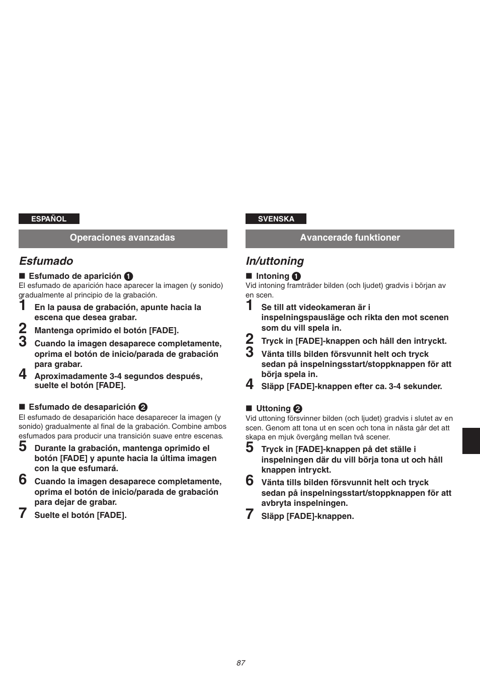 Panasonic NVVS4EG User Manual | Page 87 / 188