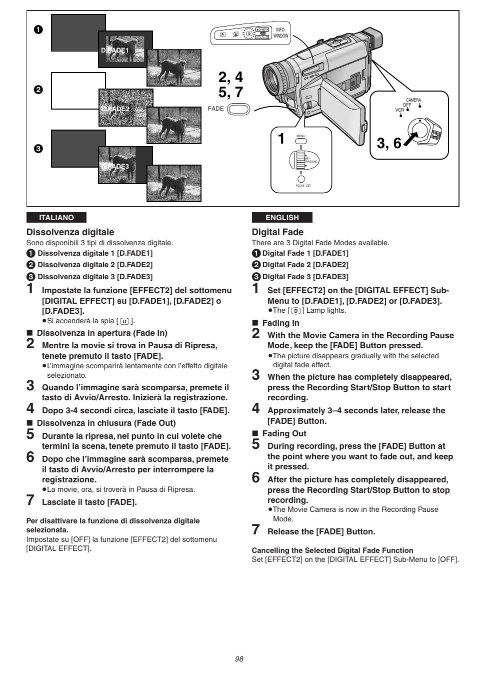 Panasonic NVVS4EG User Manual | Page 98 / 188