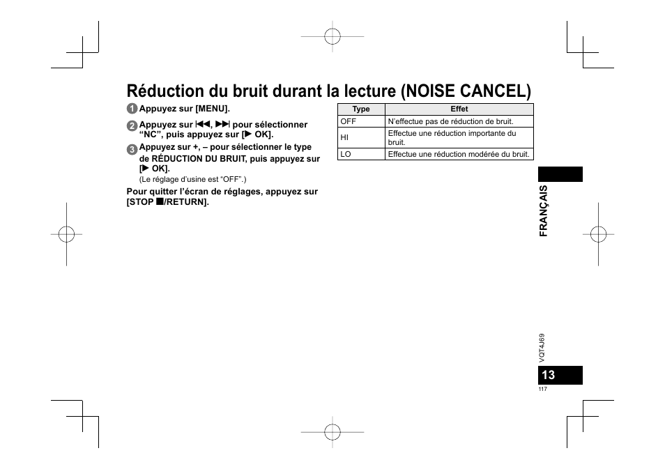 Panasonic RRXS350E User Manual | Page 117 / 178