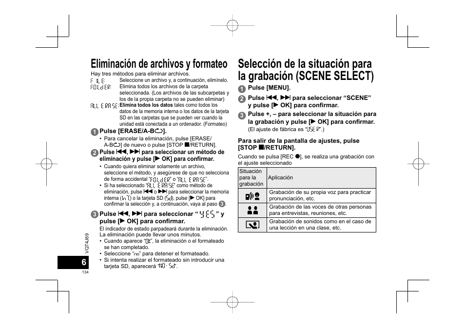 Panasonic RRXS350E User Manual | Page 134 / 178