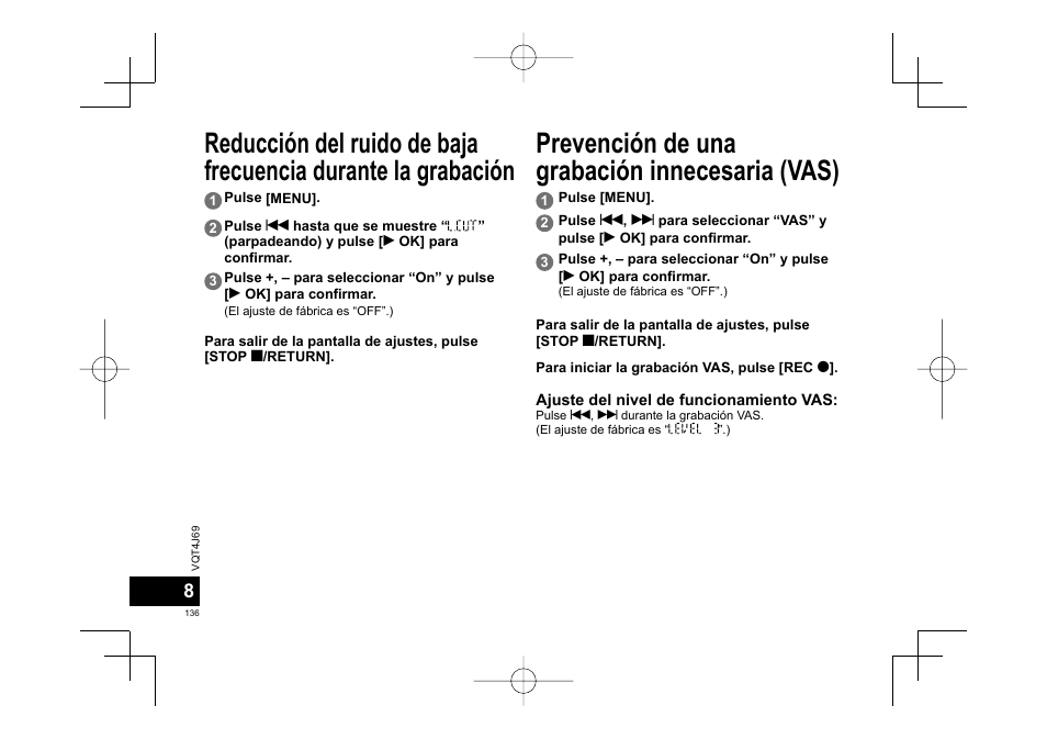 Panasonic RRXS350E User Manual | Page 136 / 178