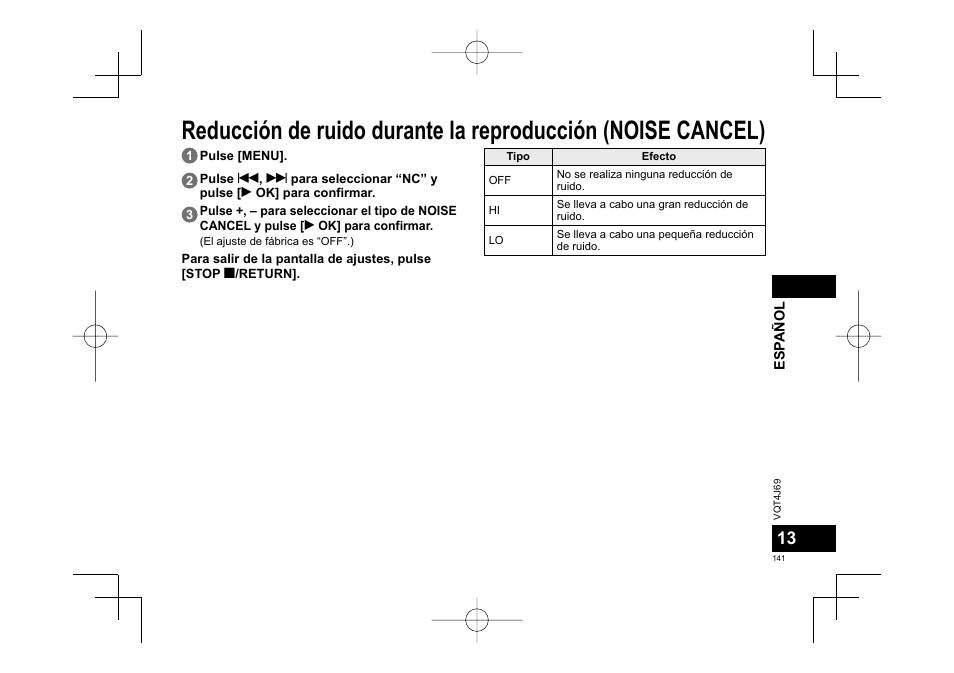 Panasonic RRXS350E User Manual | Page 141 / 178