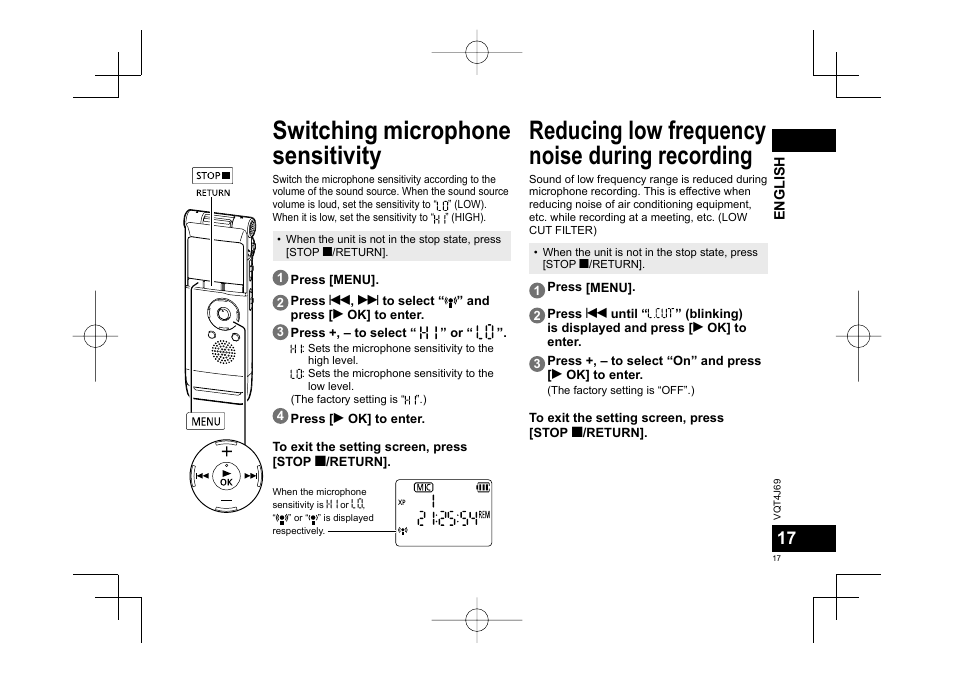 Panasonic RRXS350E User Manual | Page 17 / 178