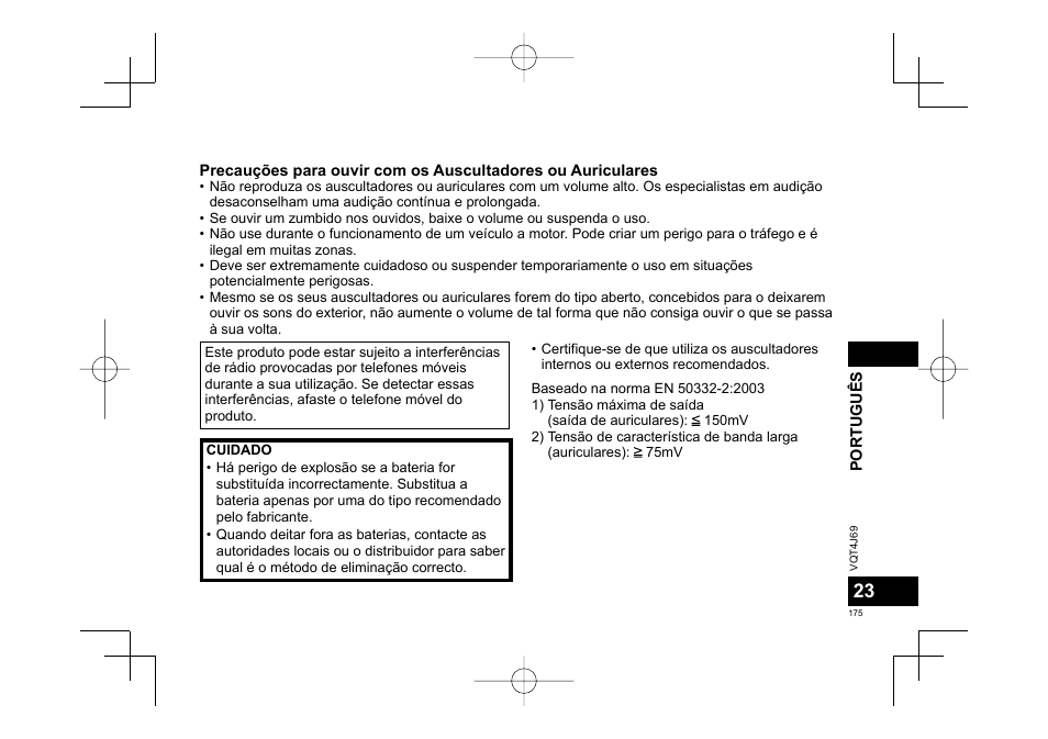 Panasonic RRXS350E User Manual | Page 175 / 178