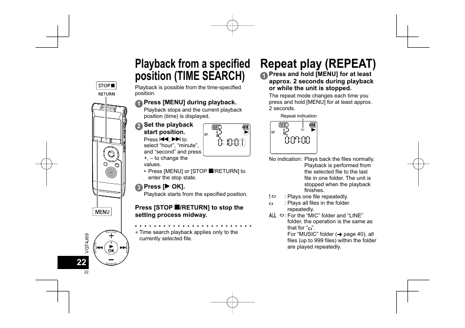 Panasonic RRXS350E User Manual | Page 22 / 178