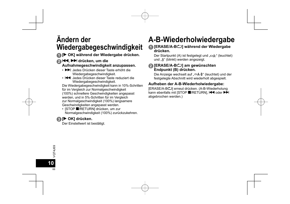 Panasonic RRXS350E User Manual | Page 66 / 178