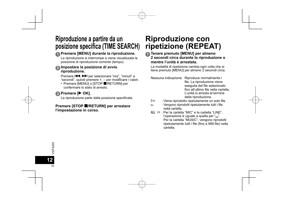 Panasonic RRXS350E User Manual | Page 92 / 178