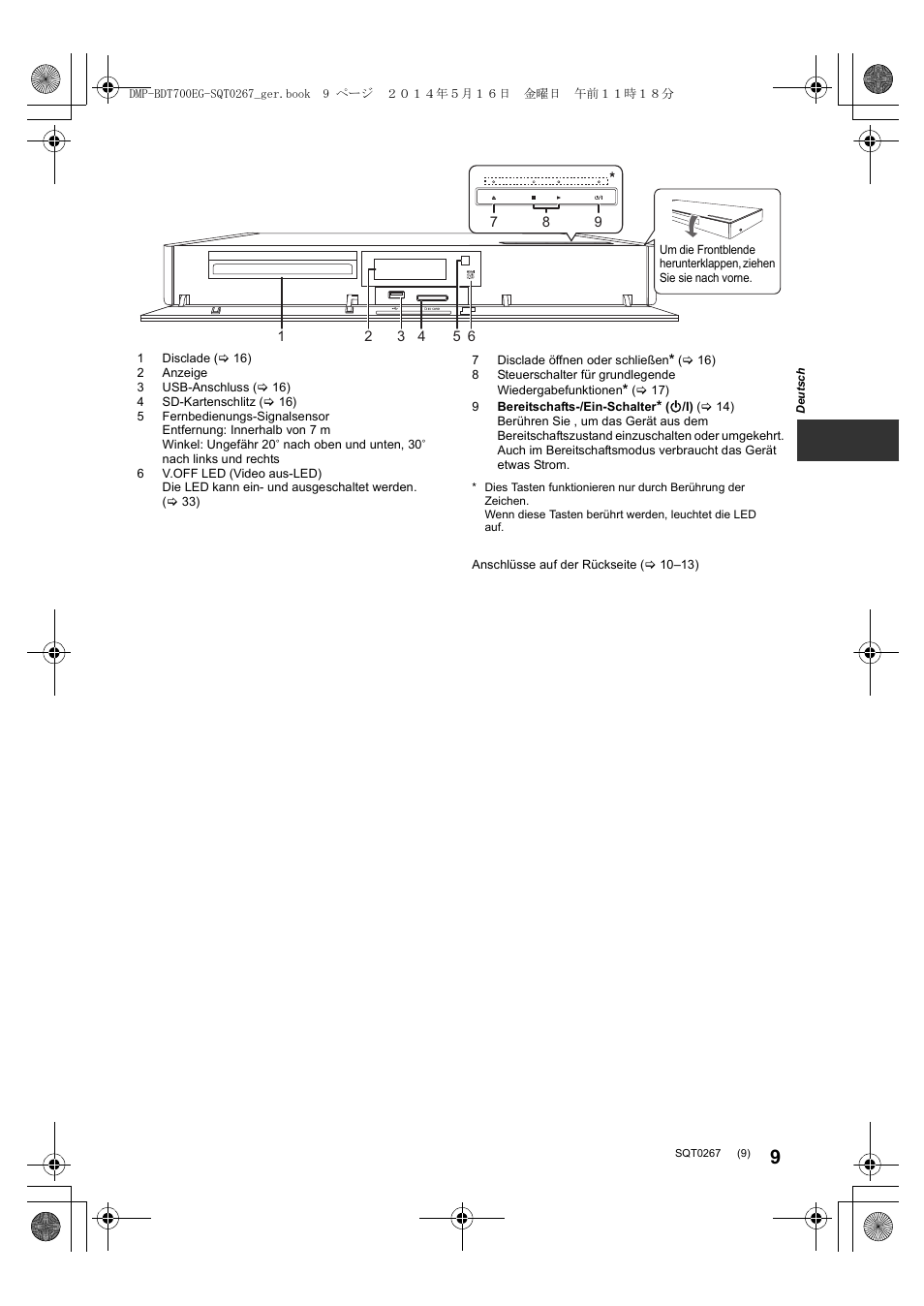 Panasonic DMPBDT700 User Manual | Page 9 / 112