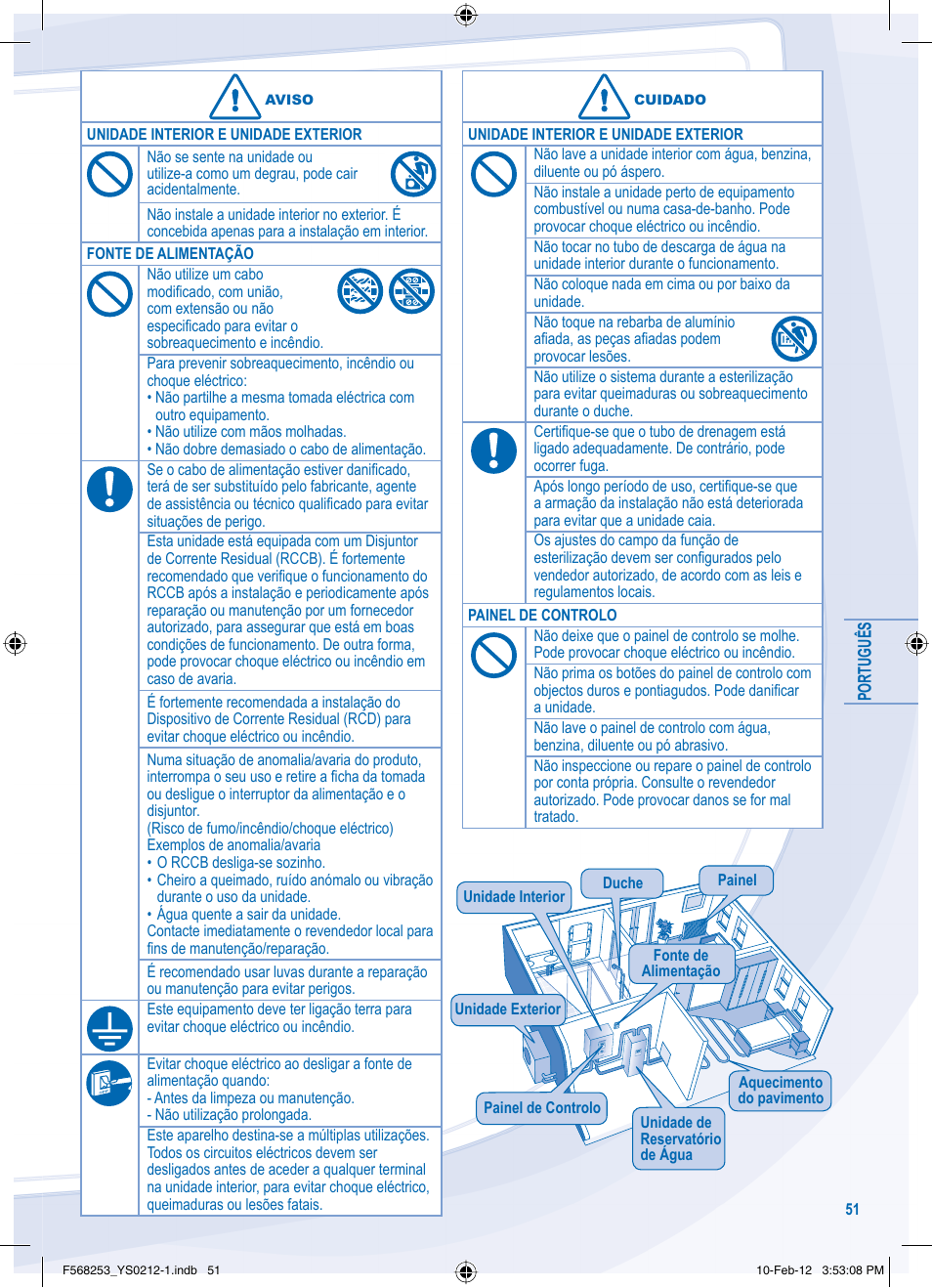 Panasonic WHUH09DE5 User Manual | Page 51 / 76