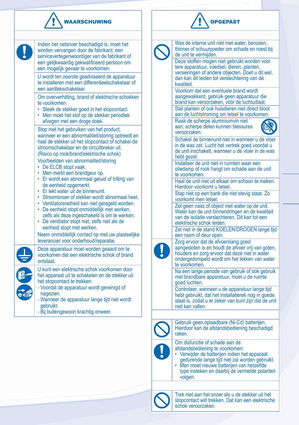 Panasonic CSXE15NKE3 User Manual | Page 45 / 52