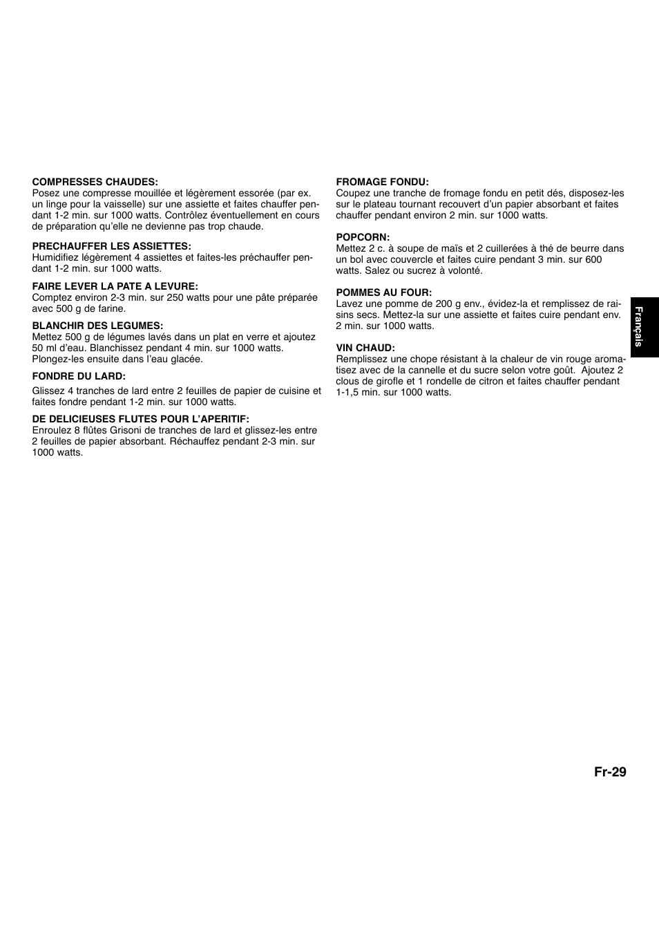 Fr-29 | Panasonic NNL534MBWPG User Manual | Page 86 / 189