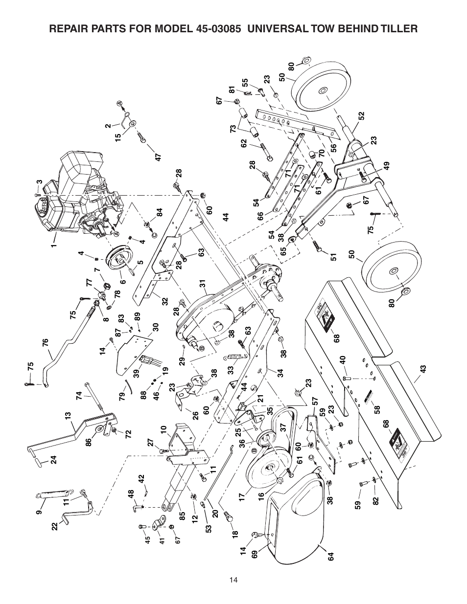 Agri-Fab 45-03085 User Manual | Page 14 / 16