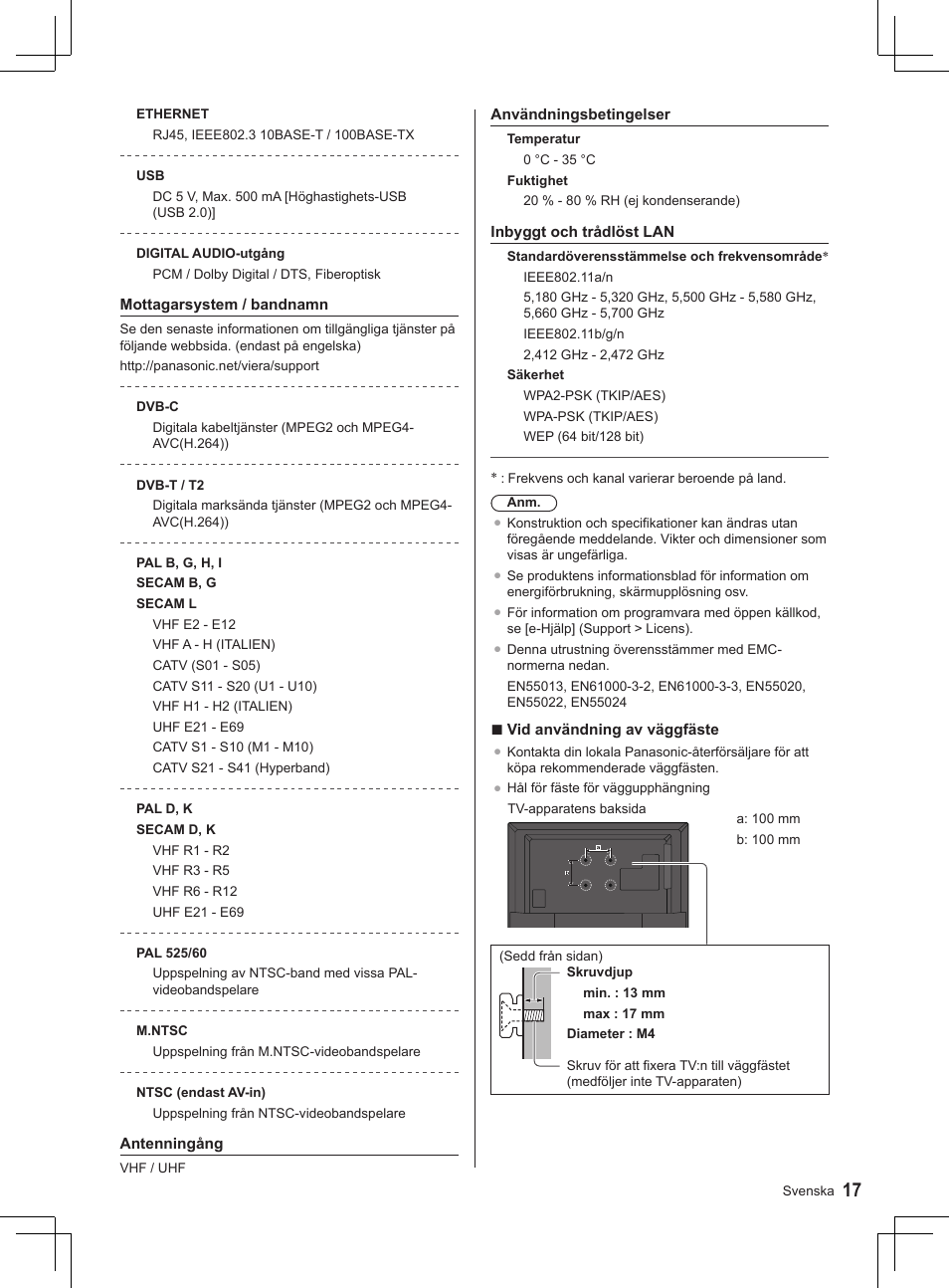 Panasonic TX32AS500Y User Manual | Page 137 / 140