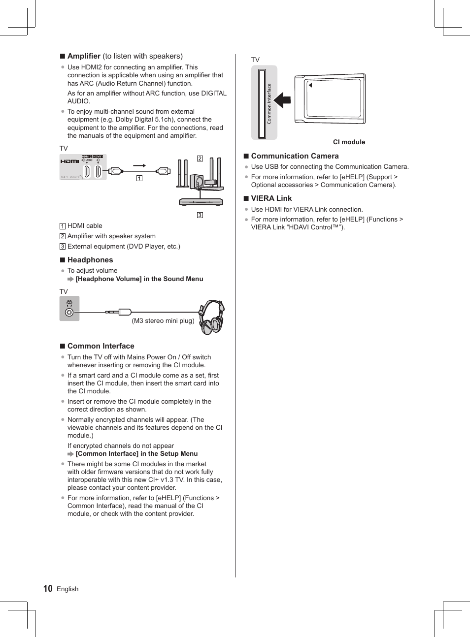 P. 10 ) | Panasonic TX32AS500Y User Manual | Page 50 / 140