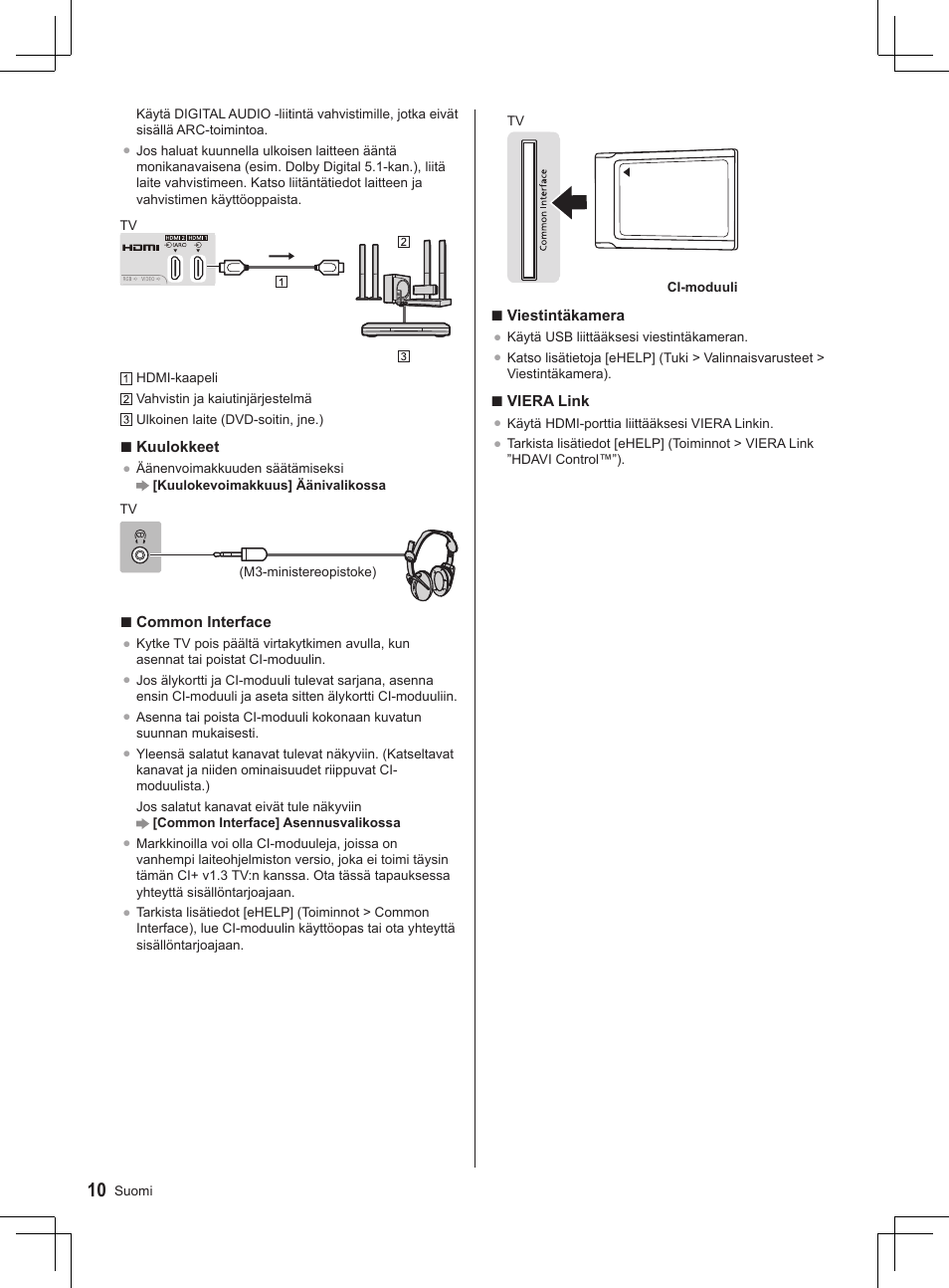 S. 10 ) | Panasonic TX32AS500Y User Manual | Page 70 / 140