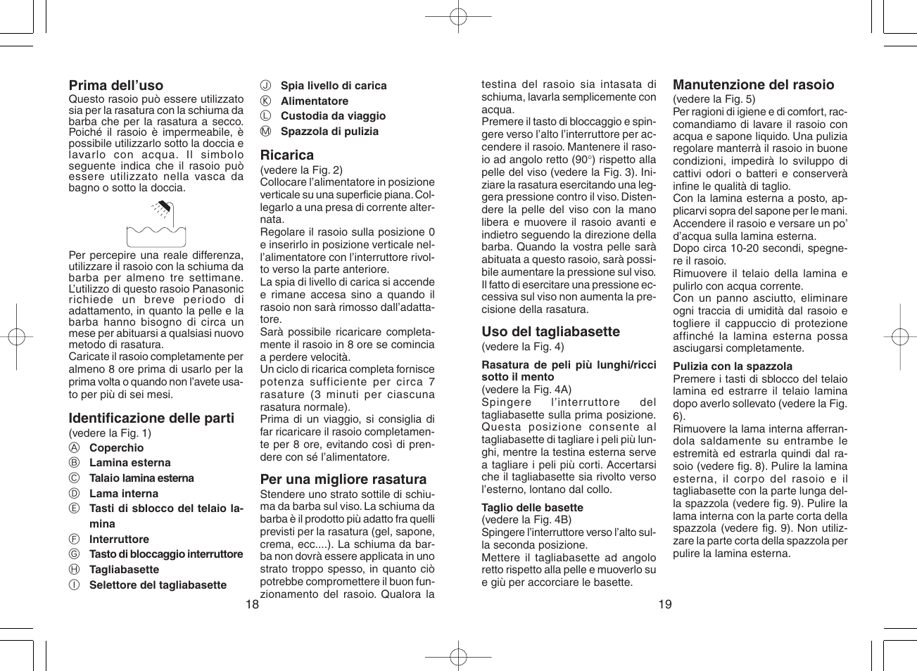 Panasonic ES3042 User Manual | Page 10 / 38