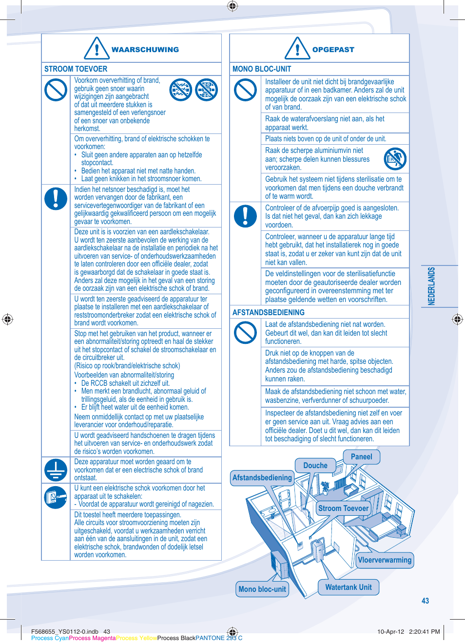 Panasonic WHMXF12D9E8 User Manual | Page 43 / 76