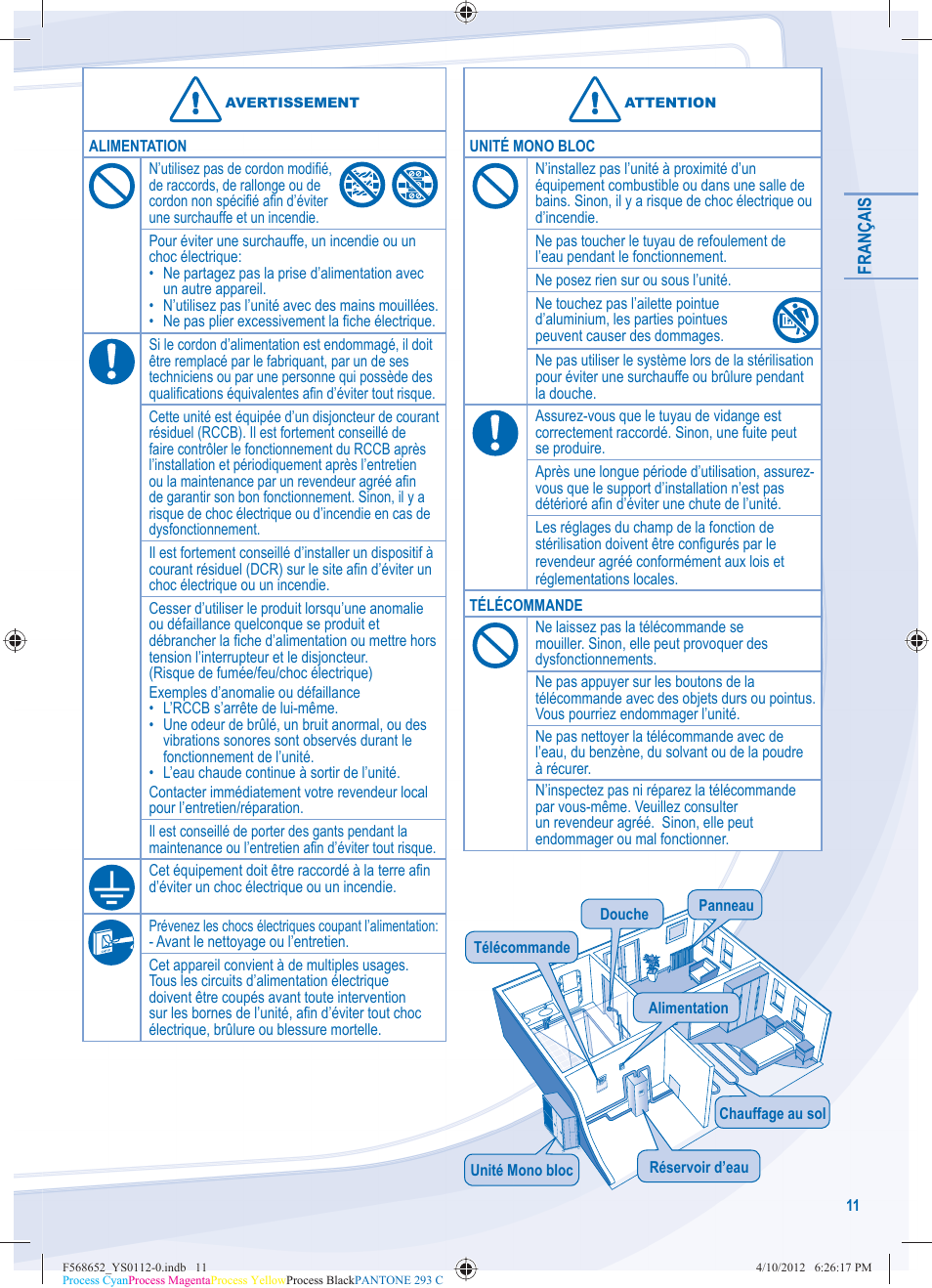 Panasonic WHMDF09C3E8 User Manual | Page 11 / 76