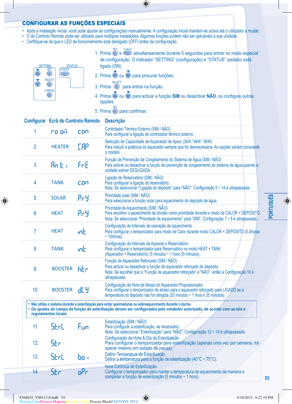 Panasonic WHMDF09C3E8 User Manual | Page 53 / 76
