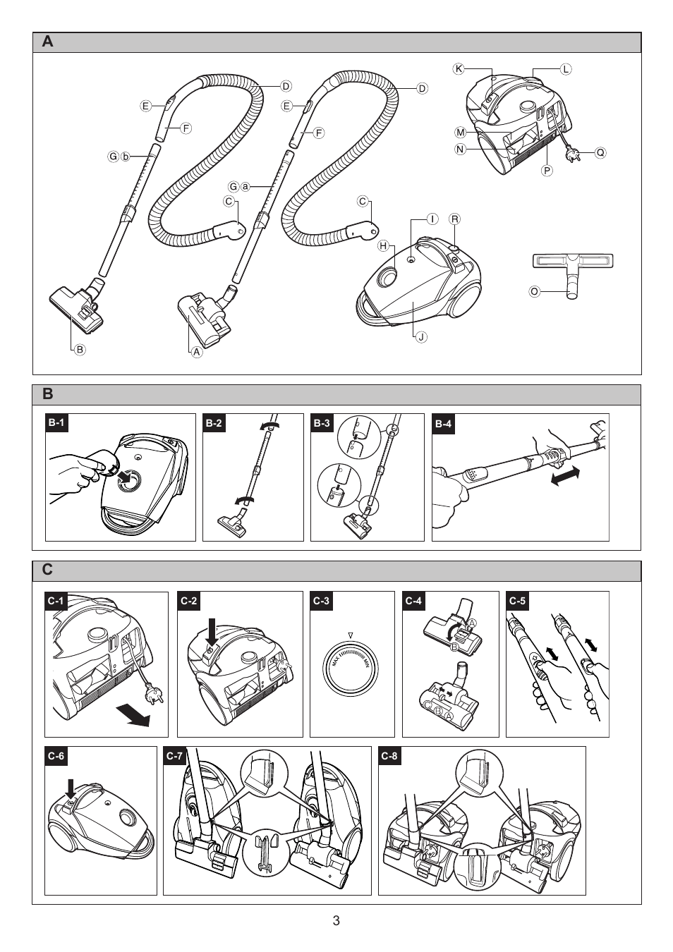 Ab c | Panasonic MCCG661 User Manual | Page 3 / 32