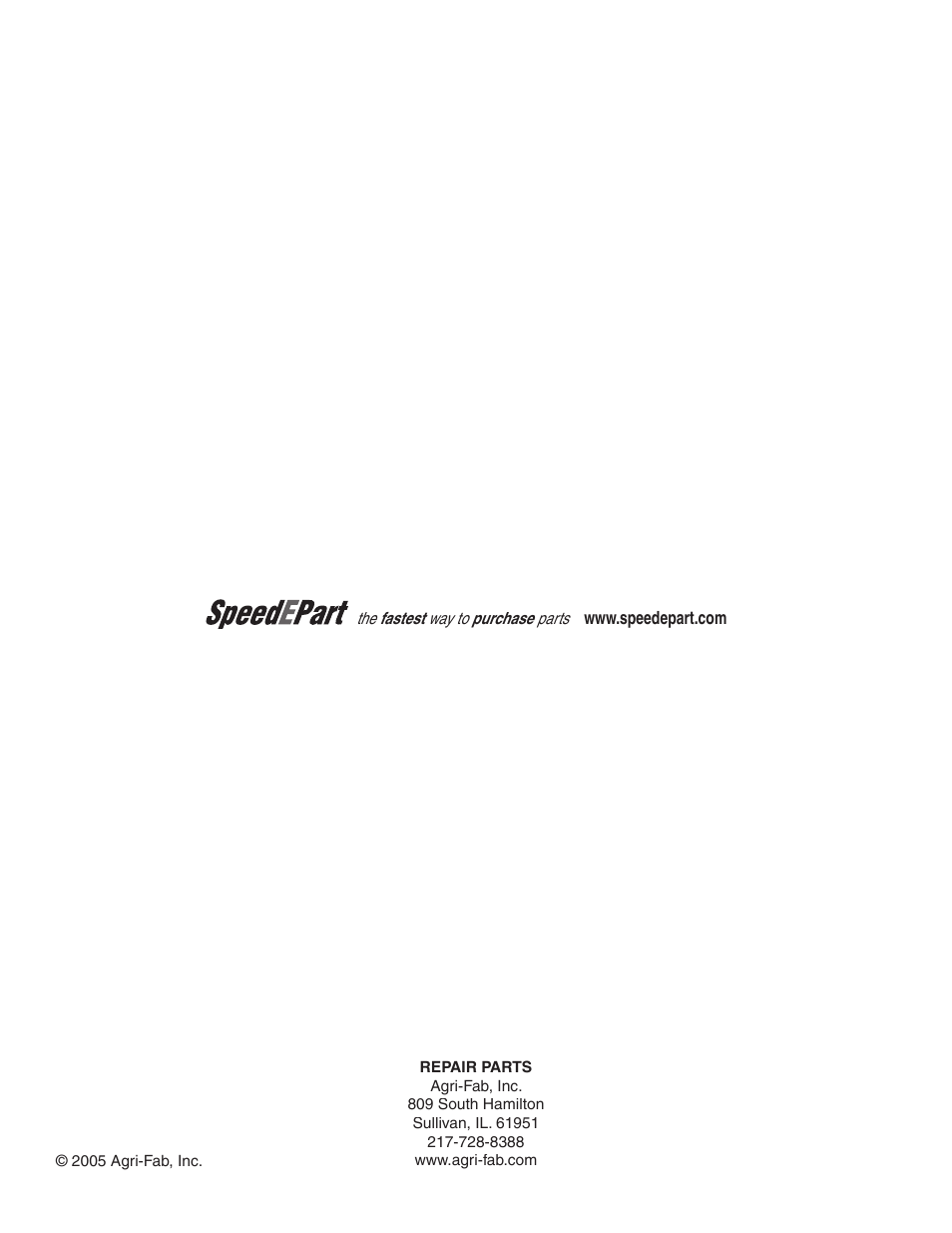 Agri-Fab 45-03641 User Manual | Page 12 / 12