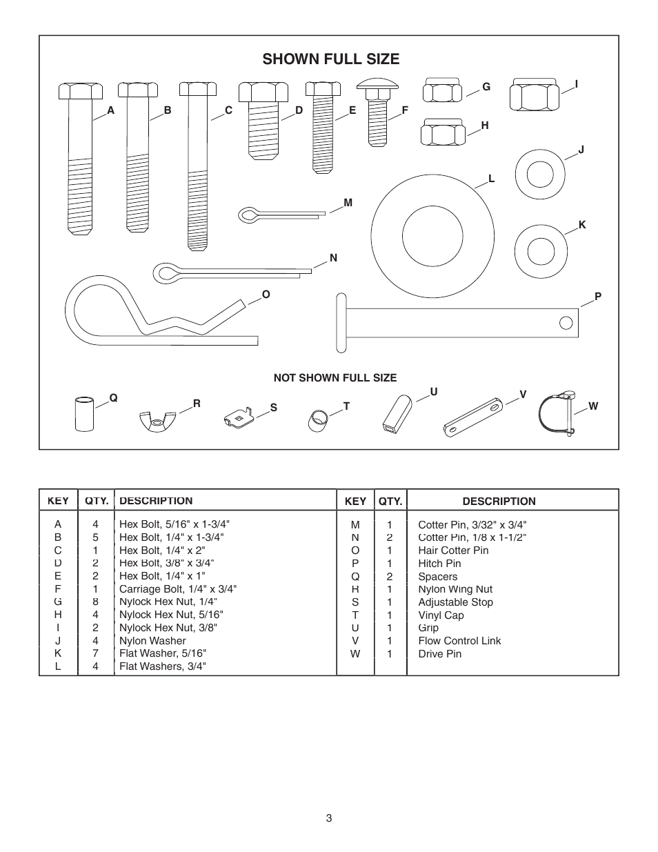 Shown full size | Agri-Fab 45-03641 User Manual | Page 3 / 12