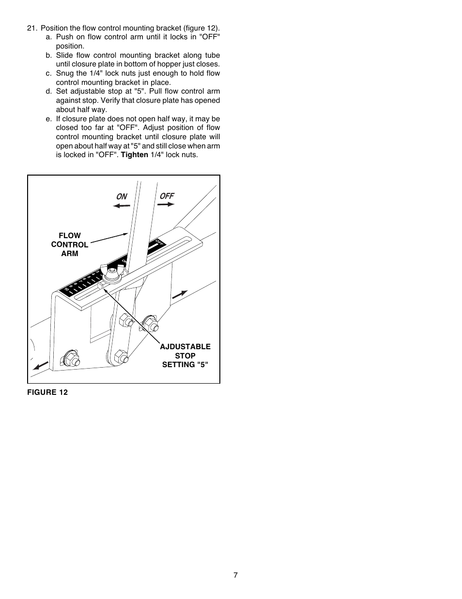 On off | Agri-Fab 45-02113 User Manual | Page 7 / 12