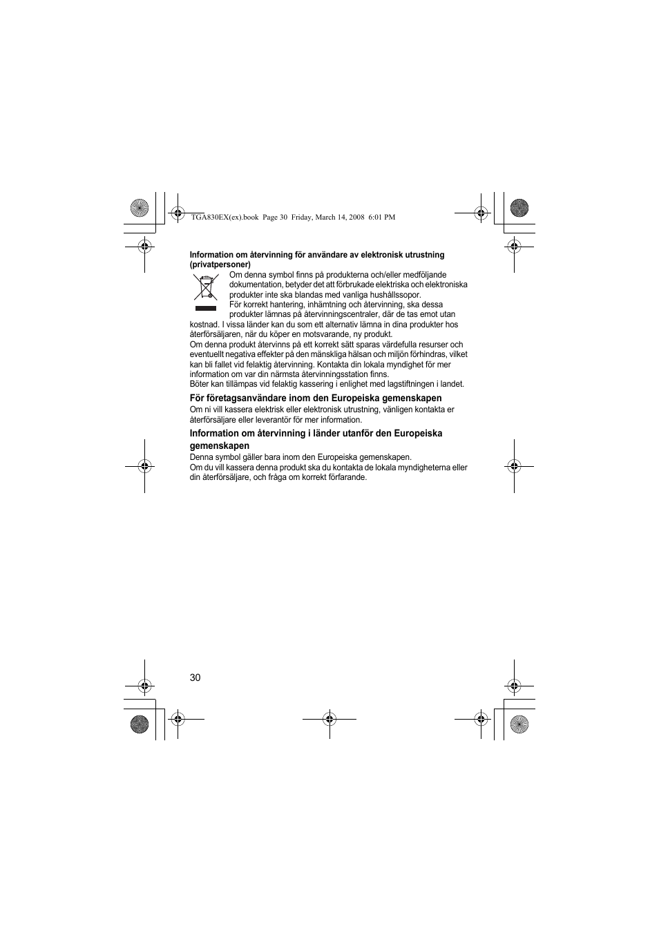 Panasonic KXTGA830EX User Manual | Page 30 / 80