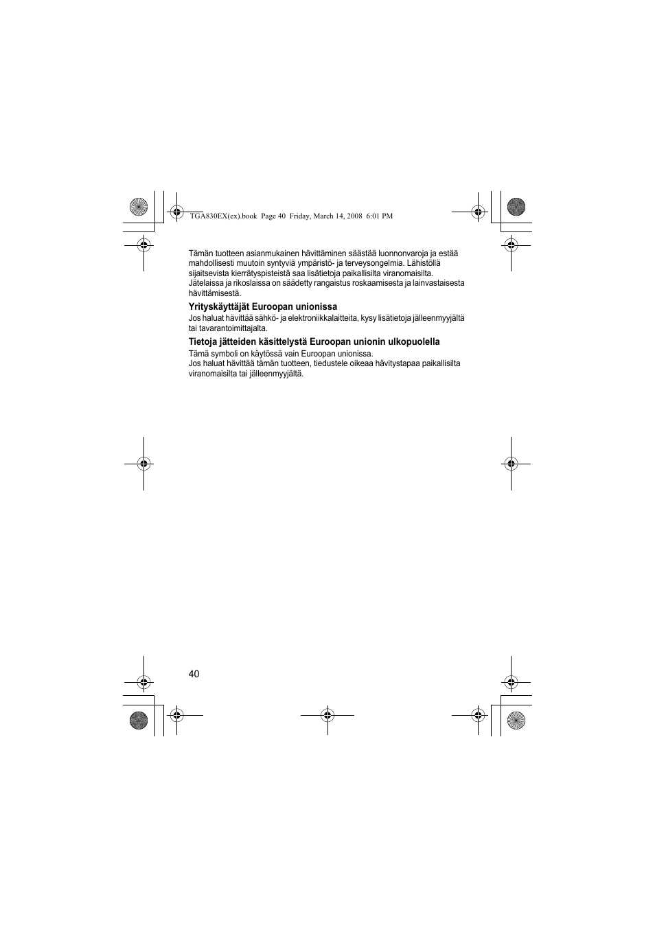 Panasonic KXTGA830EX User Manual | Page 40 / 80
