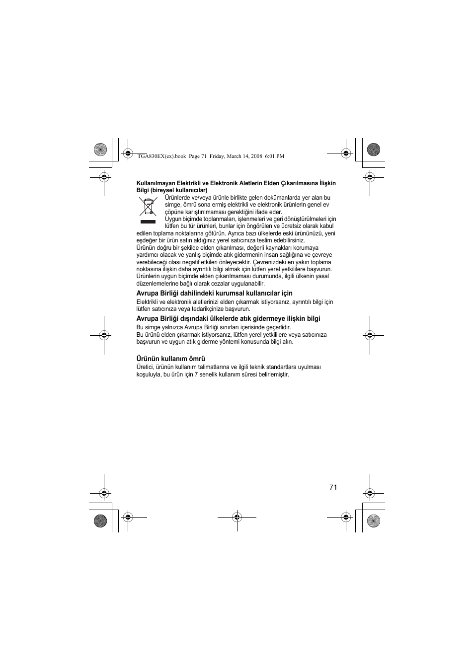 Panasonic KXTGA830EX User Manual | Page 71 / 80