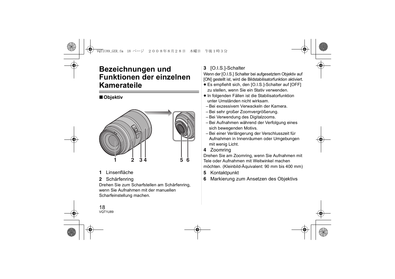 Panasonic HFS045200E User Manual | Page 18 / 72