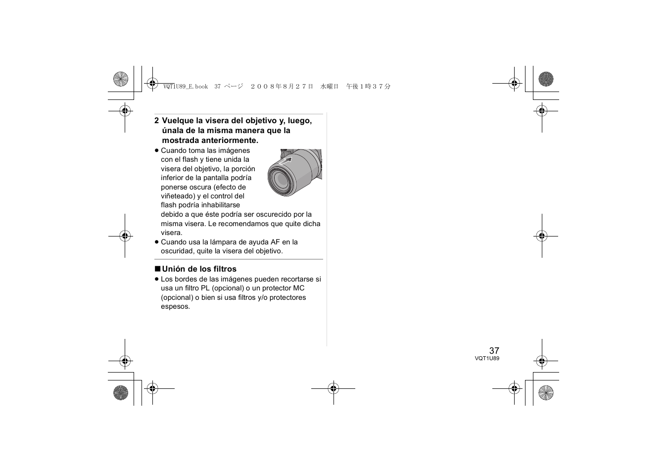 Panasonic HFS045200E User Manual | Page 37 / 72